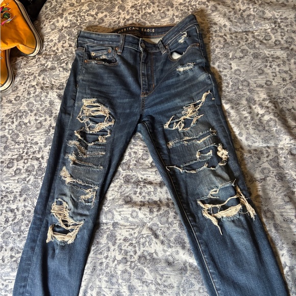 American Eagle Outfitters Denim - American Eagle Distressed Blue Jeans